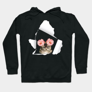 Vintage cat design Hoodie